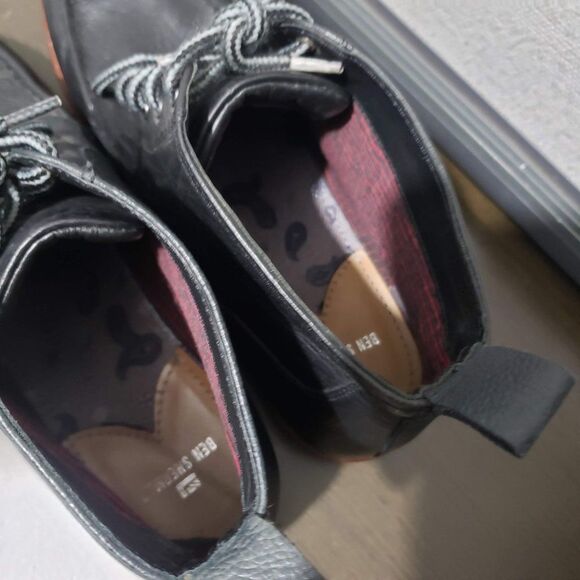 Ben Sherman Black Leather Boots Lace Up 11 EUR 44 main image 12